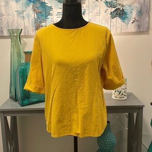 Mustard yellow top